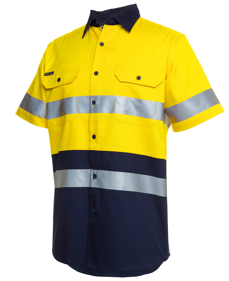 Load image into Gallery viewer, JB'S Hi Vis S/S (D+N) 190G Work Shirt 6HSS
