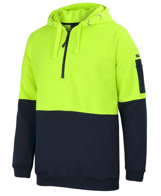 JB's Hi Vis 1/2 Zip Hoodie 6HVHZ