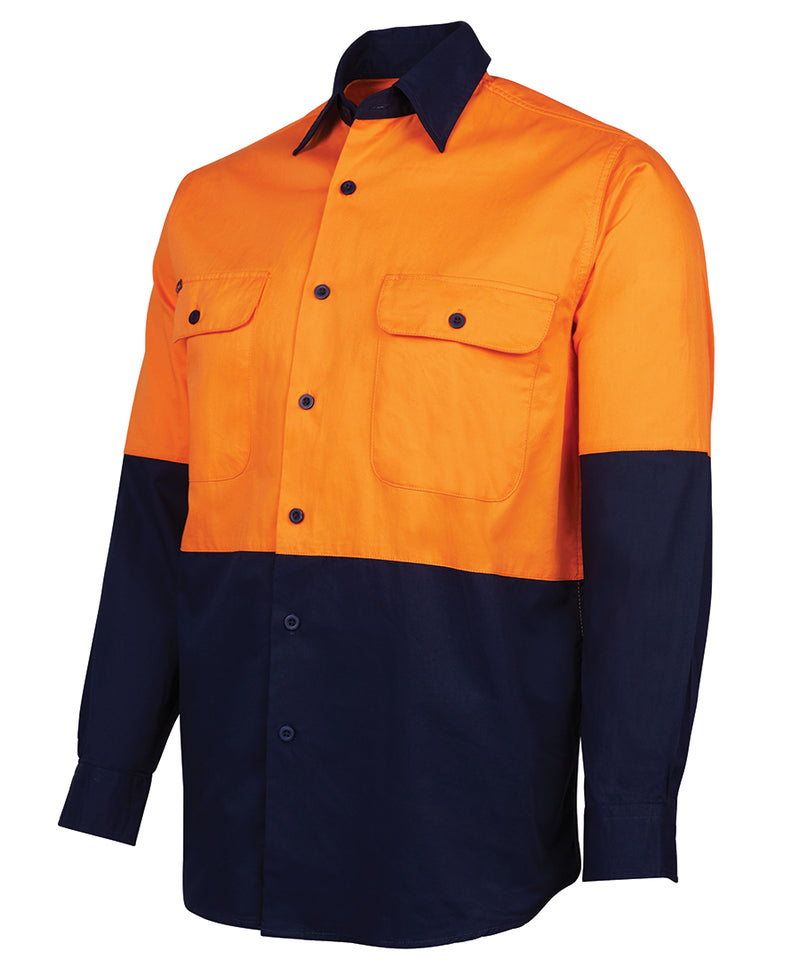 Load image into Gallery viewer, JB's Hi Vis L/S 150G Work Shirt 6HWSL
