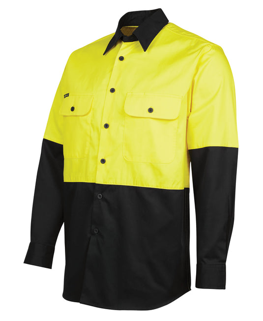 JB's Hi Vis L/S 150G Work Shirt 6HWSL