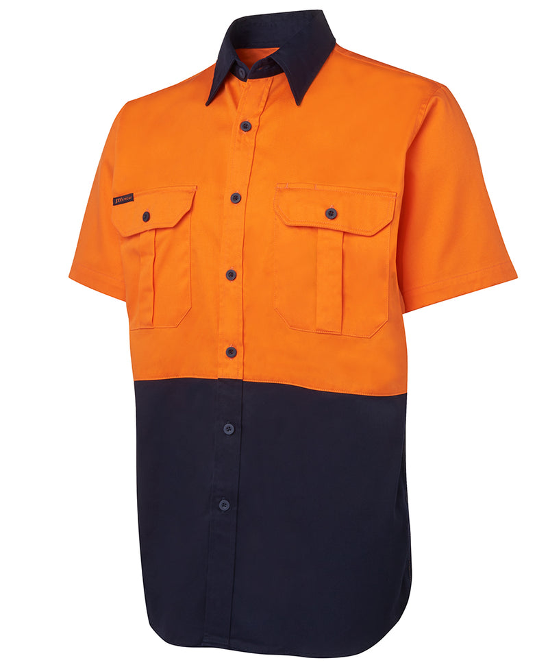 Load image into Gallery viewer, JB's Hi Vis S/S 190G Work Shirt 6HWS
