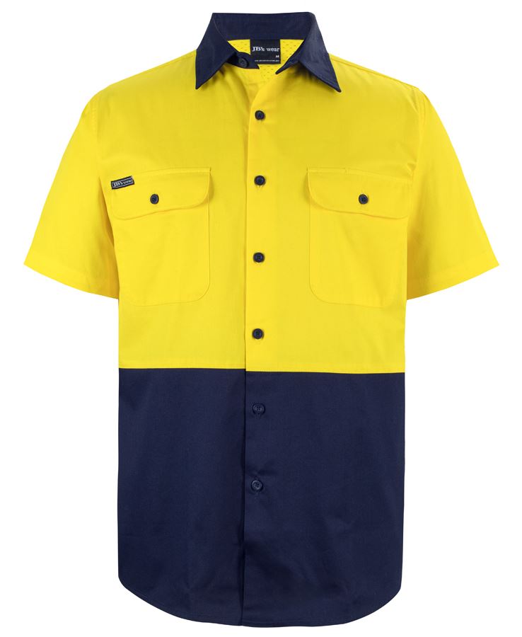 Load image into Gallery viewer, JB's Hi Vis S/S 150G Work Shirt 6HWSS
