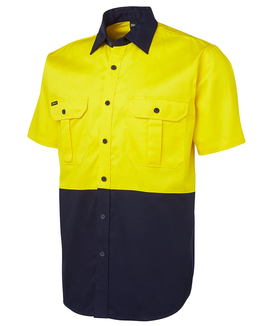 JB's Hi Vis S/S 190G Work Shirt 6HWS