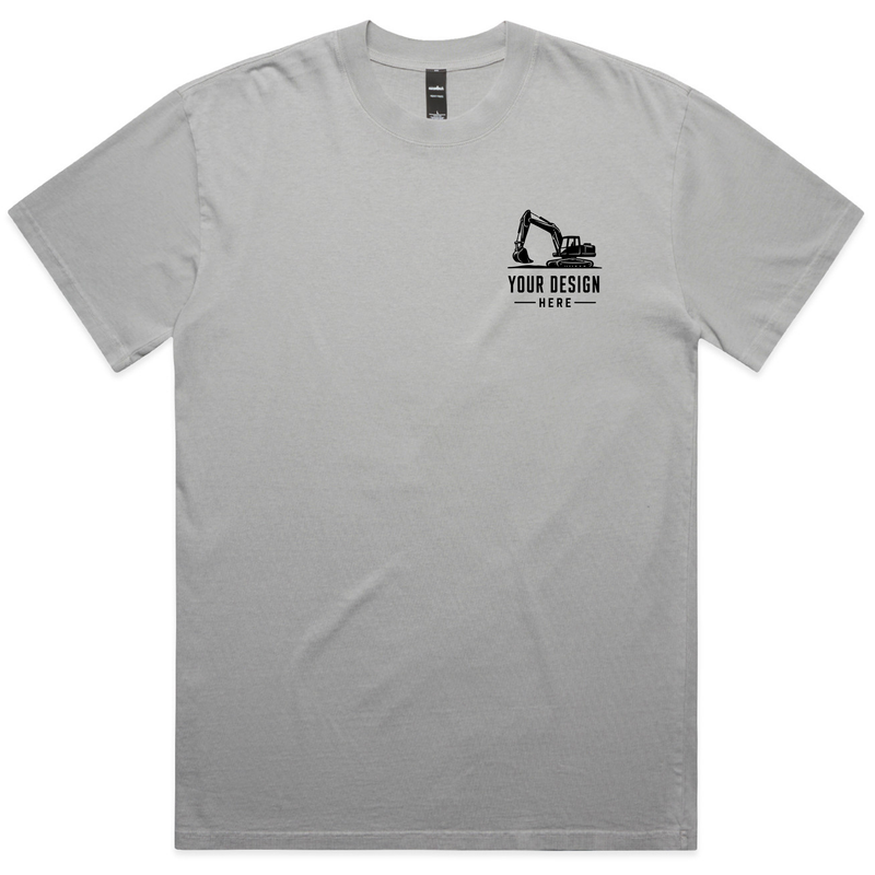 Load image into Gallery viewer, AS Colour Heavy Faded Tee 5082 — Front &amp; Back Print
