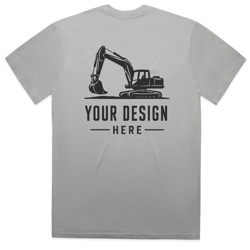 Load image into Gallery viewer, AS Colour Heavy Faded Tee 5082 — Front &amp; Back Print
