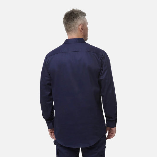 KingGee Originals Long Sleeve Closed Front Cotton Drill Work Shirt