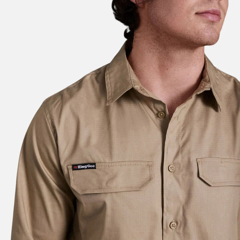 Load image into Gallery viewer, KingGee Workcool Pro Stretch Long Sleeve Work Shirt
