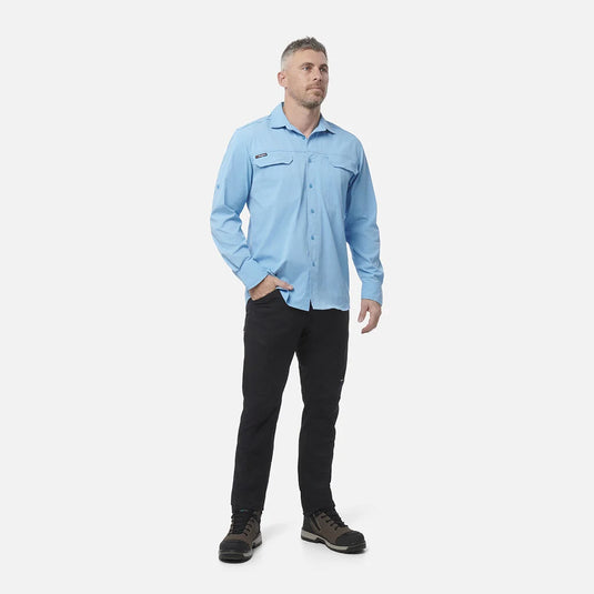 KingGee Drycool Lightweight Stretch Long Sleeve Work Shirt