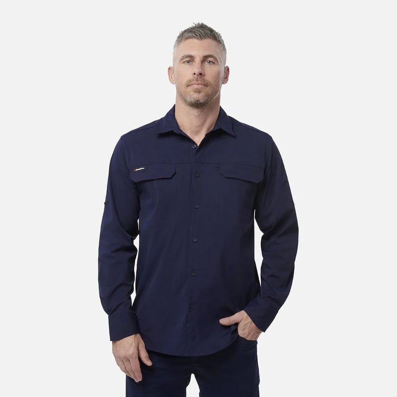 Load image into Gallery viewer, KingGee Drycool Lightweight Stretch Long Sleeve Work Shirt
