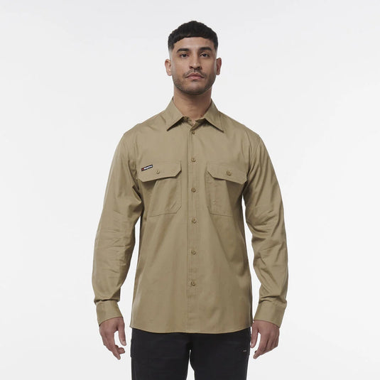KingGee Workcool Vented Shirt Long Sleeve