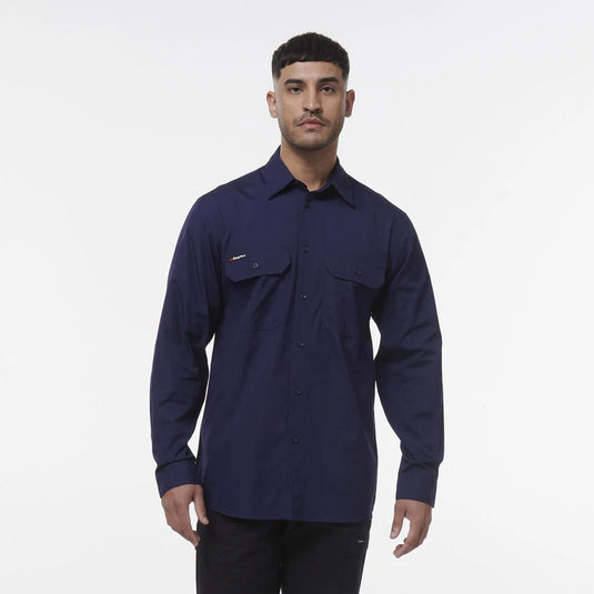 KingGee Workcool Vented Shirt Long Sleeve