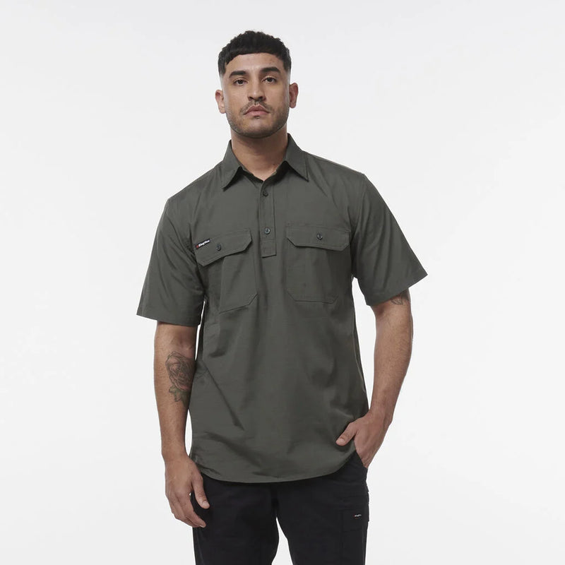 Load image into Gallery viewer, KingGee Workcool Vented Closed Front Shirt Short Sleeve
