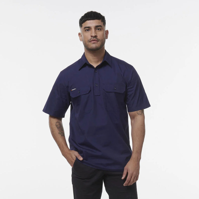 Load image into Gallery viewer, KingGee Workcool Vented Closed Front Shirt Short Sleeve
