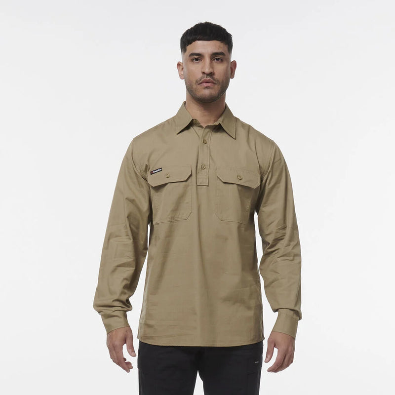 Load image into Gallery viewer, KingGee Workcool Vented Closed Front Shirt Long Sleeve
