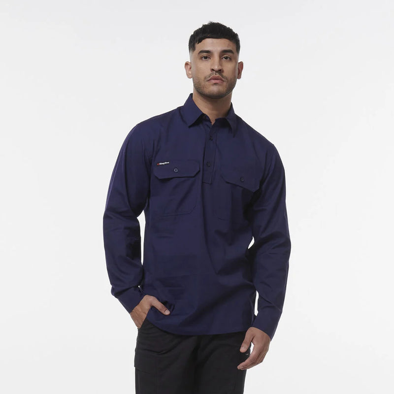 Load image into Gallery viewer, KingGee Workcool Vented Closed Front Shirt Long Sleeve
