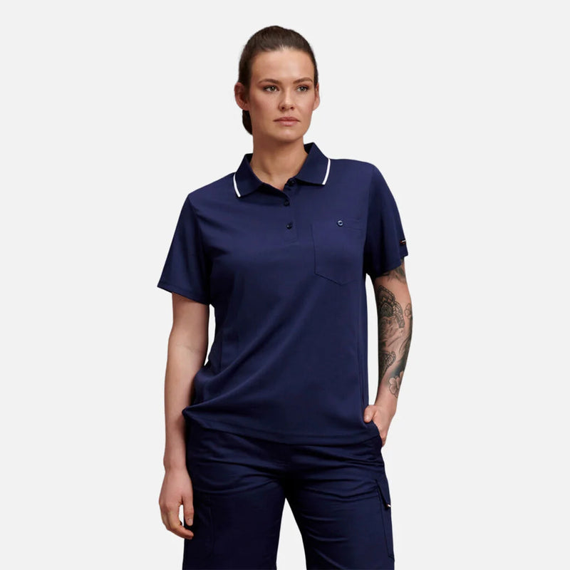 Load image into Gallery viewer, KingGee Women's Workcool Hyperfreeze Short Sleeve Polo Shirt
