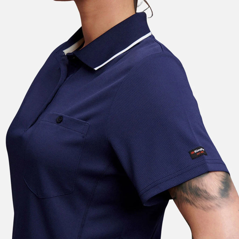 Load image into Gallery viewer, KingGee Women's Workcool Hyperfreeze Short Sleeve Polo Shirt
