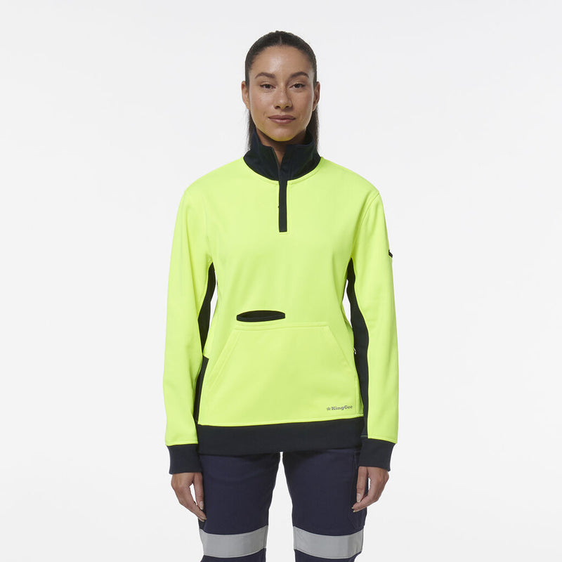 Load image into Gallery viewer, Women's Spliced 1/4 Zip  K45008
