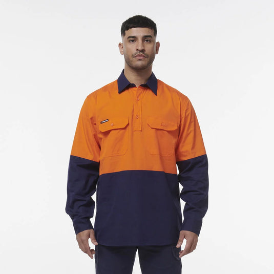 Workcool Vented Closed Front Spliced Shirt K54011