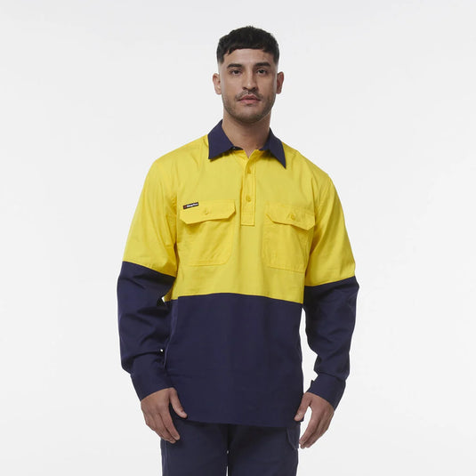 Workcool Vented Closed Front Spliced Shirt K54011