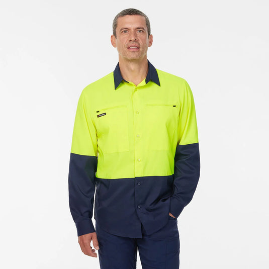 DryCool Hi Vis Spliced Shirt Long Sleeve Shirt SKU K54036