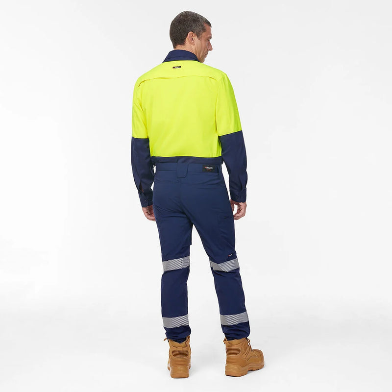 Load image into Gallery viewer, DryCool Hi Vis Spliced Shirt Long Sleeve Shirt SKU K54036
