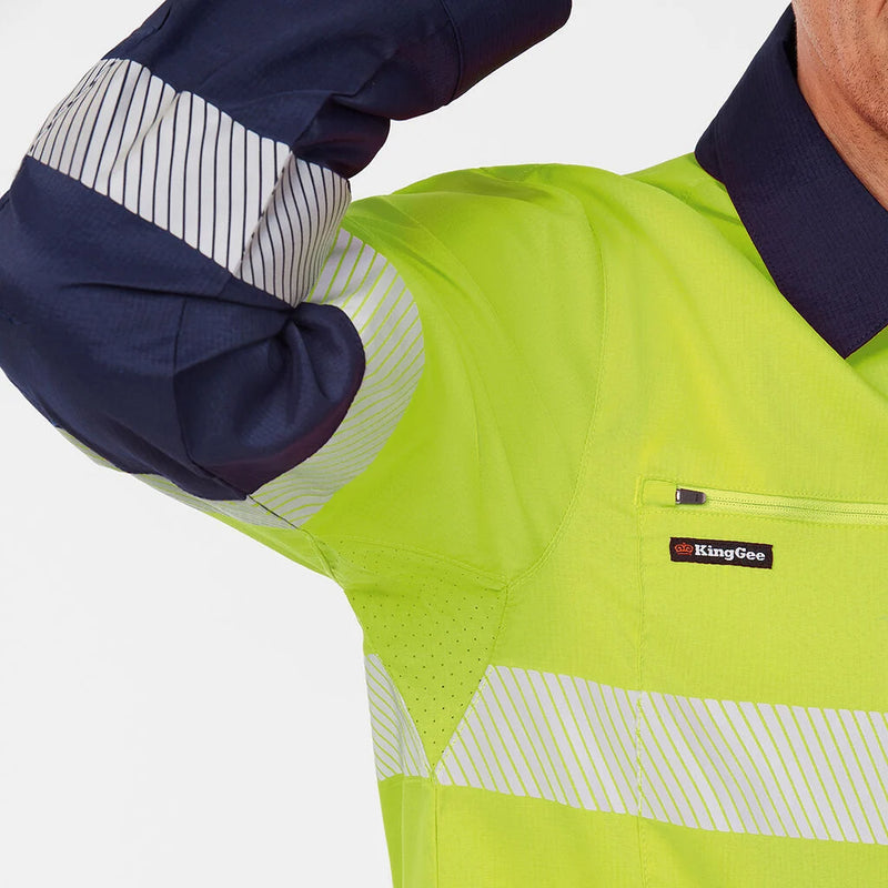Load image into Gallery viewer, DryCool Hi Vis Spliced Taped Shirt Long Sleeve Shirt
