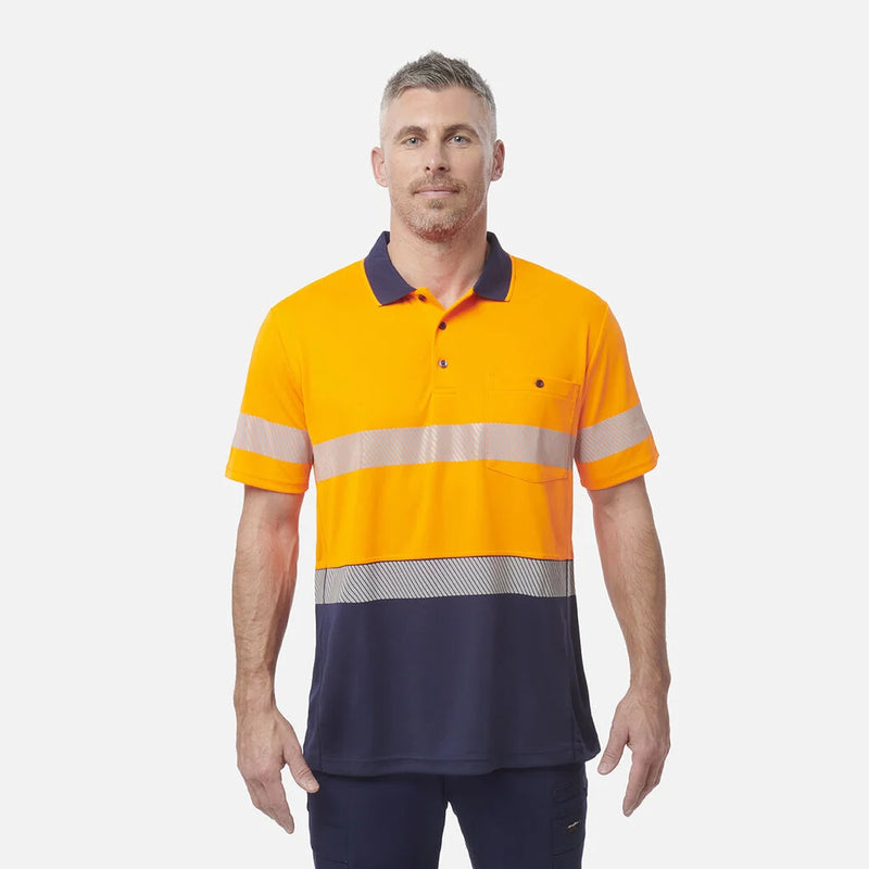 Load image into Gallery viewer, KingGee Workcool Hyperfreeze Hi-Vis Reflective Short Sleeve Polo
