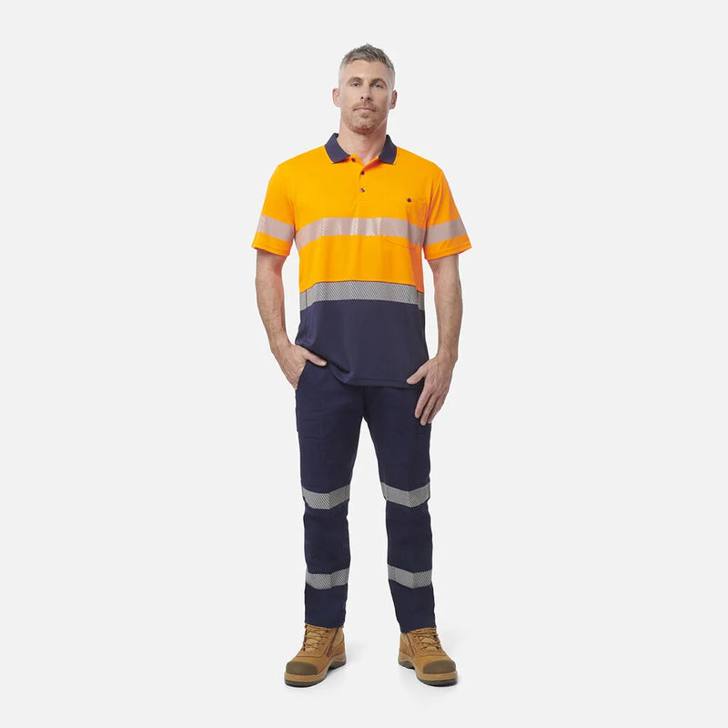 Load image into Gallery viewer, KingGee Workcool Hyperfreeze Hi-Vis Reflective Short Sleeve Polo
