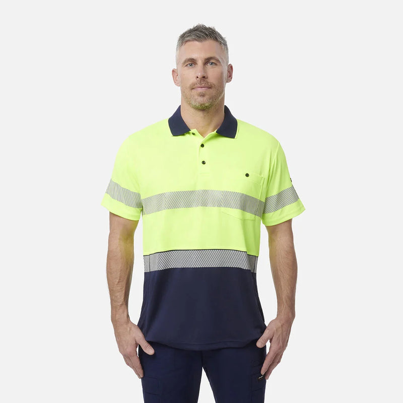 Load image into Gallery viewer, KingGee Workcool Hyperfreeze Hi-Vis Reflective Short Sleeve Polo
