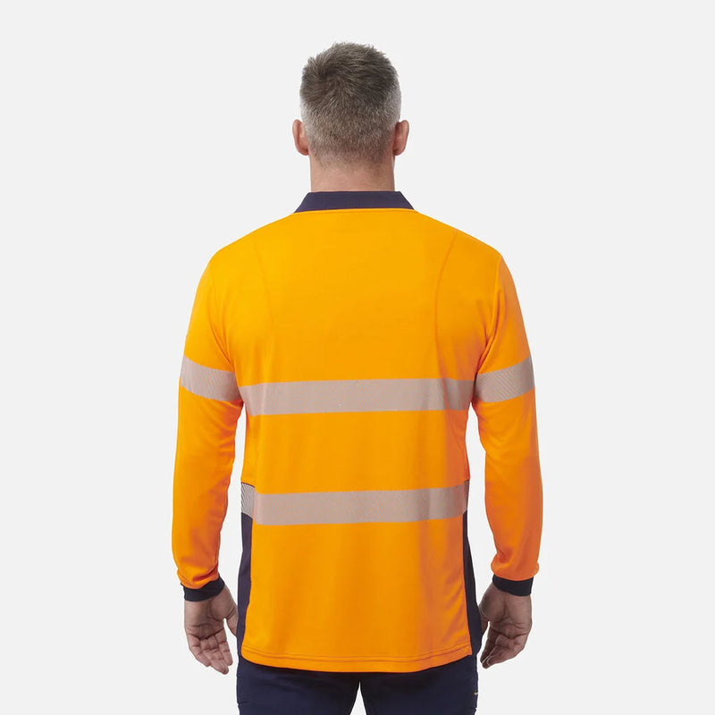 Load image into Gallery viewer, KingGee Workcool Hyperfreeze Hi-Vis Reflective Long Sleeve Polo
