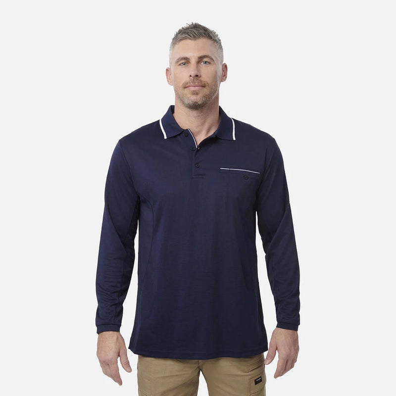 Load image into Gallery viewer, KingGee Workcool Long Sleeve Polo Shirt
