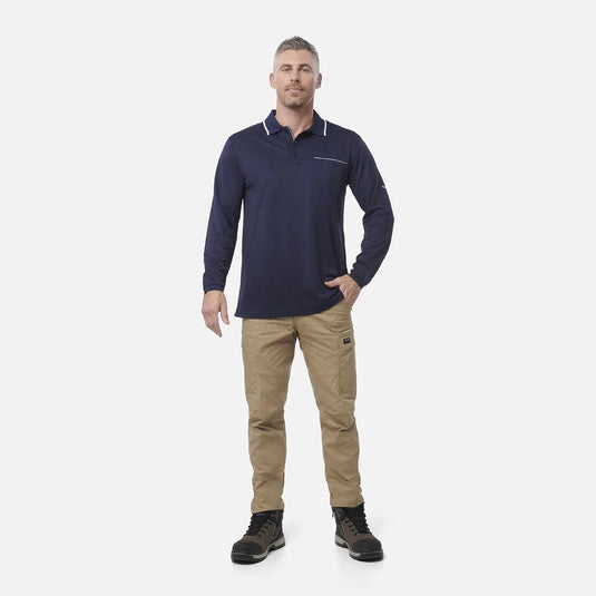 KingGee Workcool Long Sleeve Polo Shirt